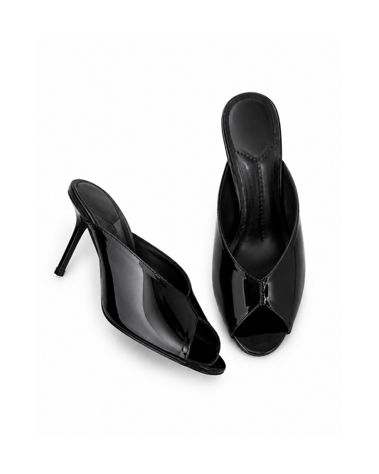 Mules à talons Orea noire